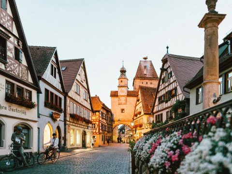 Stadttor der Altstadt von Rothenburg ob der Tauber